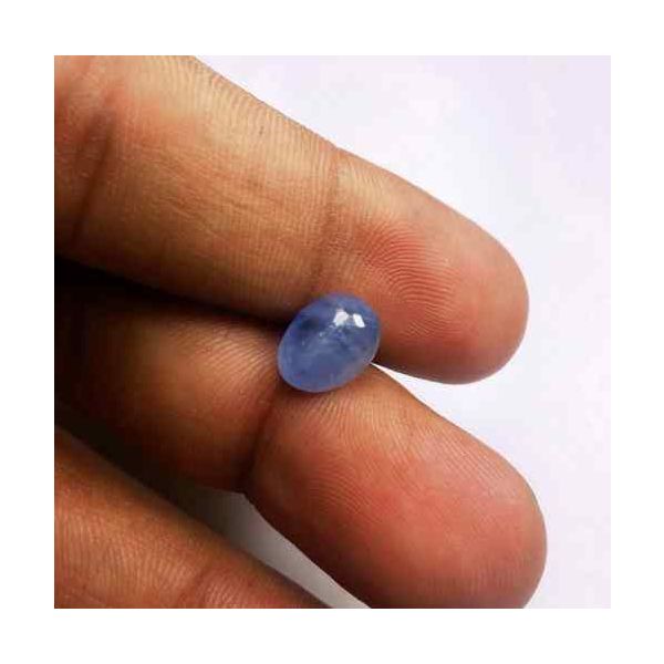 3.31 Carats Ceylon Blue Sapphire 9.82 x 7.45 x 4.89 mm