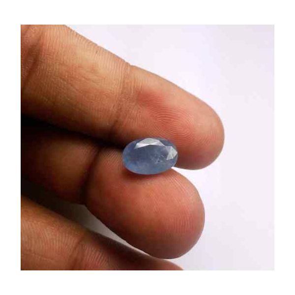 3.55 Carats Ceylon Blue Sapphire 11.01 x 7.37 x 4.85 mm