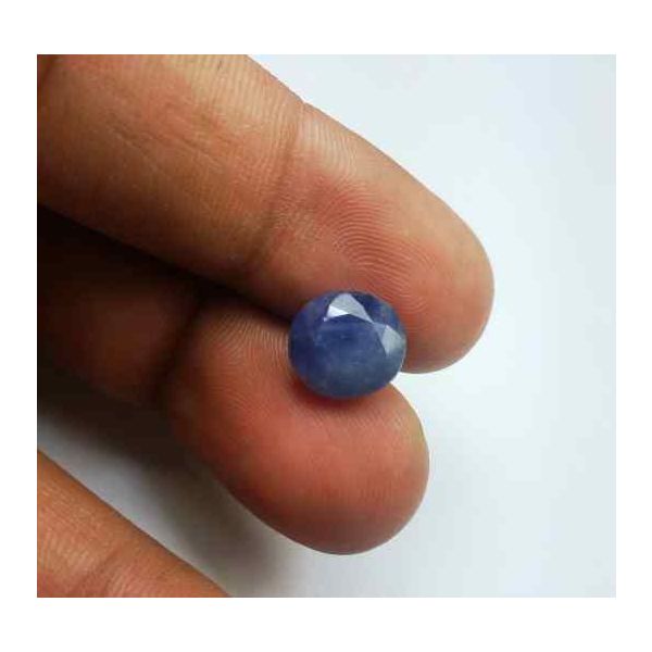 4.61 Carats Ceylon Blue Sapphire 9.81 x 9.42 x 5.36 mm