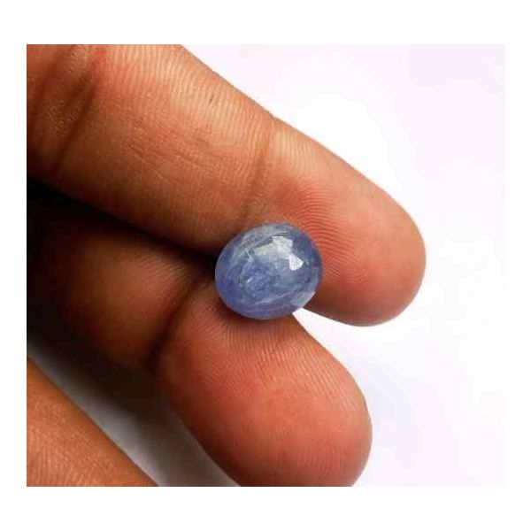 7.96 Carats Ceylon Blue Sapphire 11.07 x 10.32 x 6.96 mm