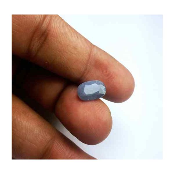 3.38 Carats Ceylon Blue Sapphire 10.92 x 7.65 x 4.34 mm