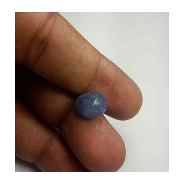 6.61 Carats Ceylon Blue Sapphire 10.86 x 9.33 x 7.10 mm