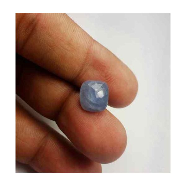 6.03 Carats Ceylon Blue Sapphire 10.55 x 9.84 x 5.77 mm
