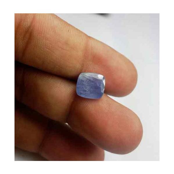 3.50 Carats Ceylon Blue Sapphire 9.72 x 8.95 x 3.46 mm