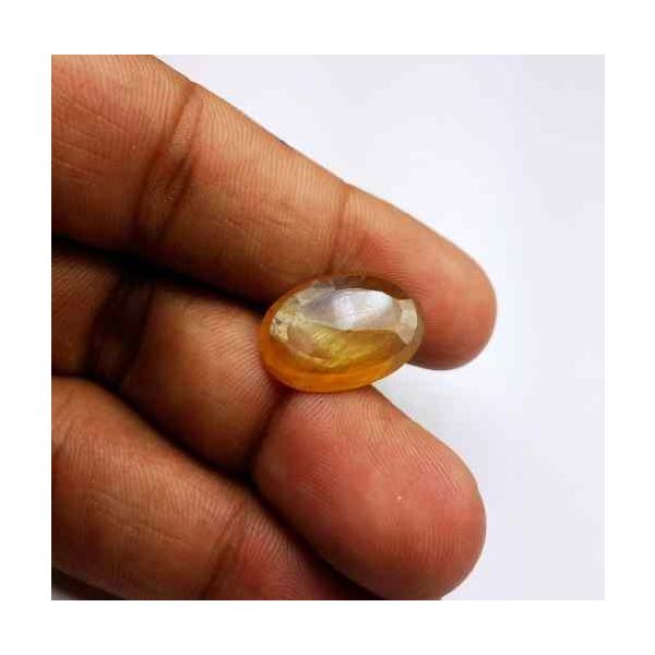 12.60 Carats African Yellow Sapphire 19.26 x 13.70 x 4.03 mm