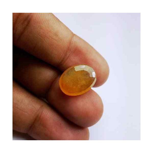 12.39 Carats African Yellow Sapphire 16.48 x 12.74 x 5.16 mm