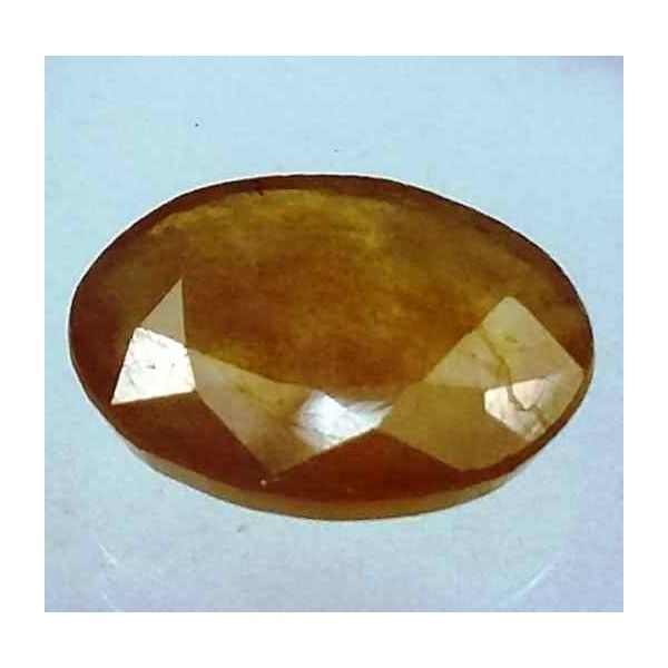 7.60 Carats African Yellow Sapphire 14.12 x 11.33 x 4.13 mm
