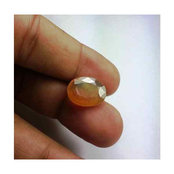 9.25 Carats African Yellow Sapphire 15.39 x 11.96 x 4.55 mm