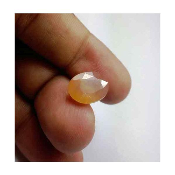 9.26 Carats African Yellow Sapphire 13.46 x 10.36 x 6.52 mm