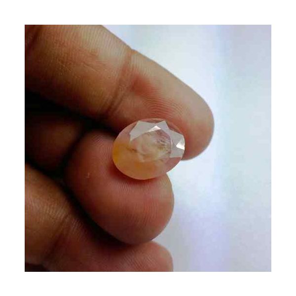 6.70 Carats African Yellow Sapphire 14.51 x 12.03 x 3.44 mm