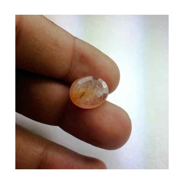 6.70 Carats African Yellow Sapphire 14.51 x 12.03 x 3.44 mm