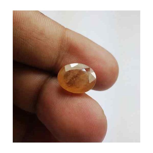 7.12 Carats African Yellow Sapphire 12.55 x 10.19 x 5.12 mm