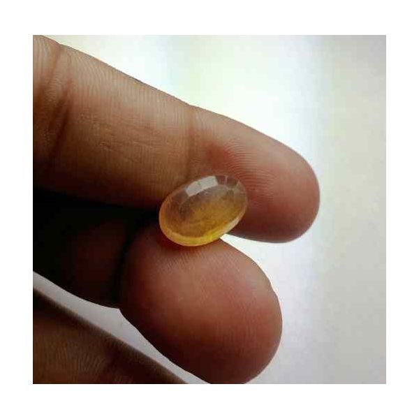 5.87 Carats African Yellow Sapphire 13.53 x 9.69 x 4.24 mm