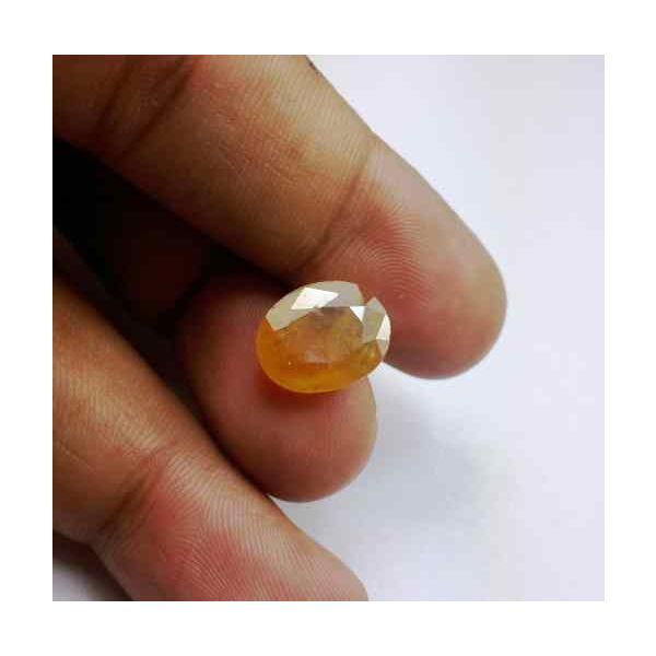 6.75 Carats African Yellow Sapphire 12.97 x 10.47 x 4.63 mm