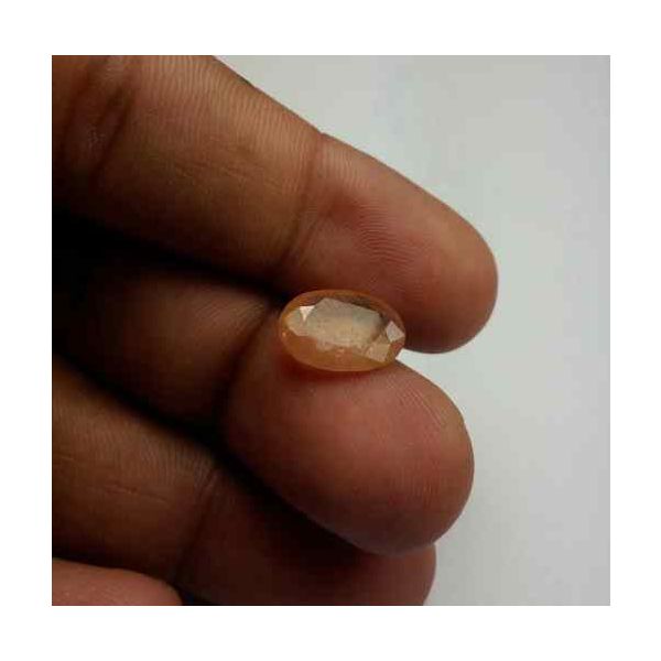 3.97 Carats African Yellow Sapphire 12.37 x 9.01 x 3.52 mm