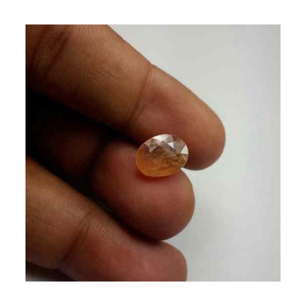 3.95 Carats African Yellow Sapphire 11.45 x 8.97 x 3.46 mm