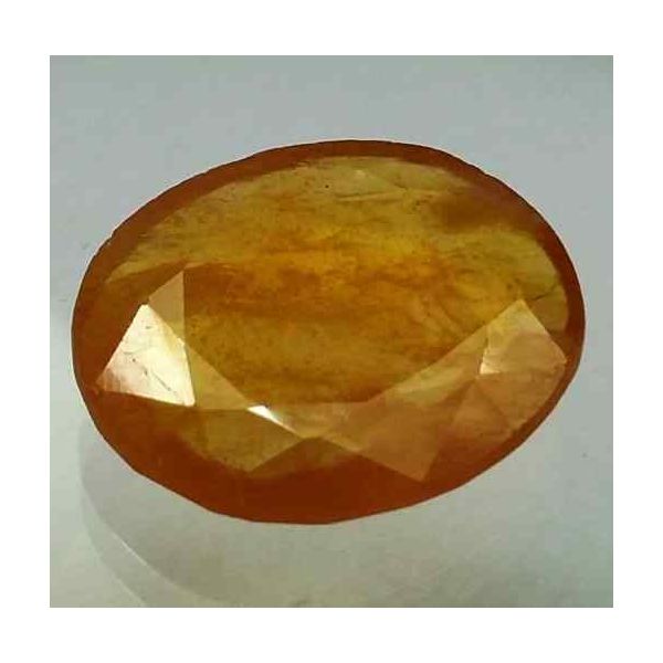 6.83 Carats African Yellow Sapphire 14.02 x 11.75 x 3.62 mm