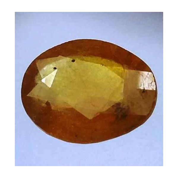 7.27 Carats African Yellow Sapphire 13.64 x 11.44 x 5.07 mm