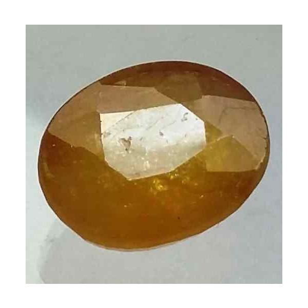 9.84 Carats African Yellow Sapphire 13.68 x 11.06 x 6.42 mm
