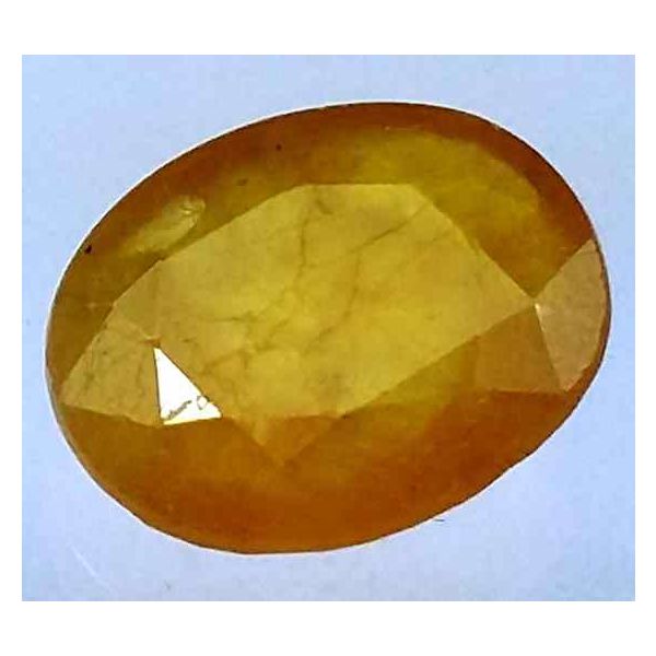 6.72 Carats African Yellow Sapphire 12.98 x 10.83 x 4.57 mm