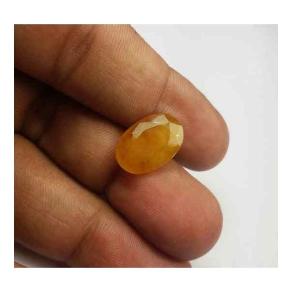 9.38 Carats African Yellow Sapphire 15.76 x 10.94 x 4.78 mm