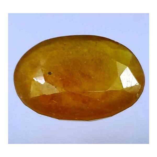 6.57 Carats African Yellow Sapphire 13.62 x 9.76 x 4.40 mm