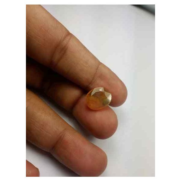 6.13 Carats African Padparadscha Sapphire 13.56 x 11.15 x 3.47 mm