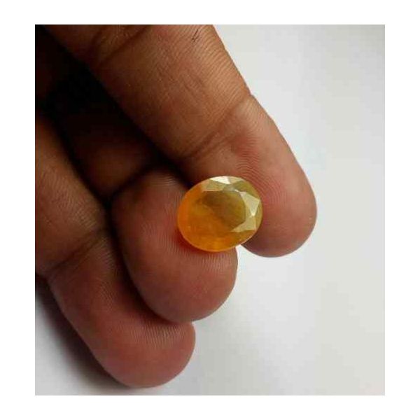7.22 Carats African Padparadscha Sapphire 13.13 x 10.93 x 4.42 mm