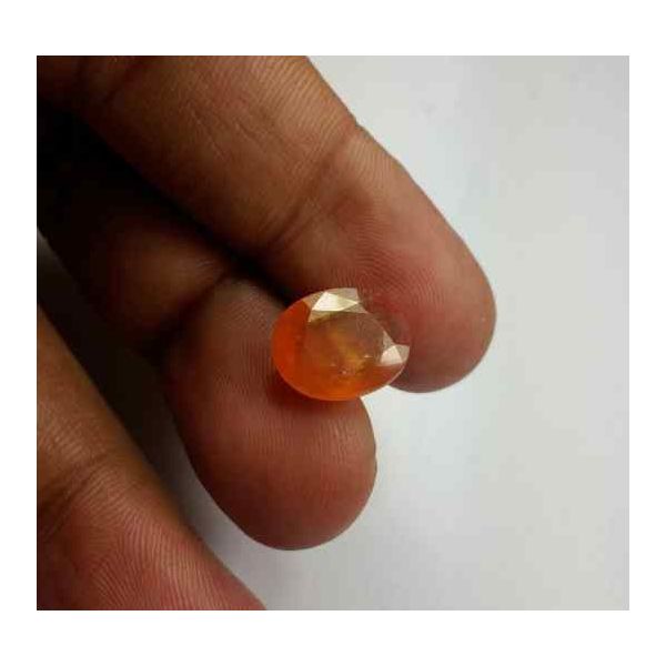 8.12 Carats African Padparadscha Sapphire 12.50 x 10.23 x 5.55 mm
