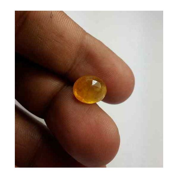 5.27 Carats African Padparadscha Sapphire 10.73 x 9.30 x 5.26 mm
