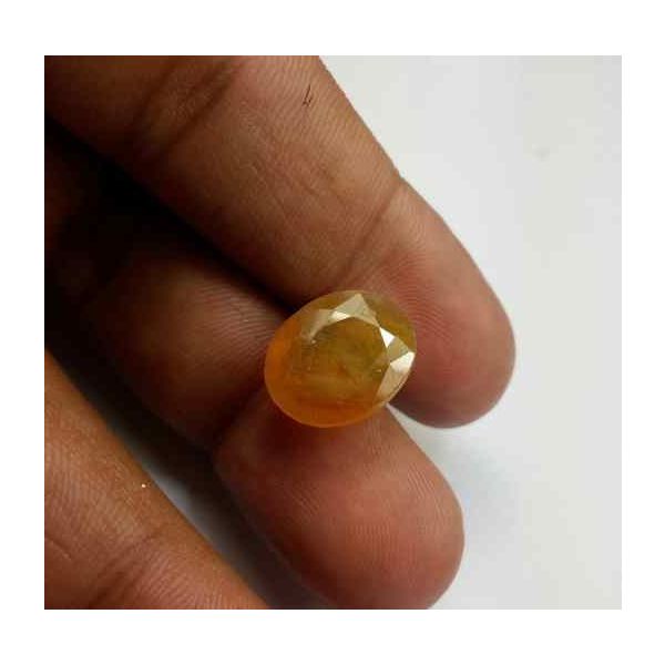 13.17 Carats African Padparadscha Sapphire 14.55 x 11.98 x 6.54 mm