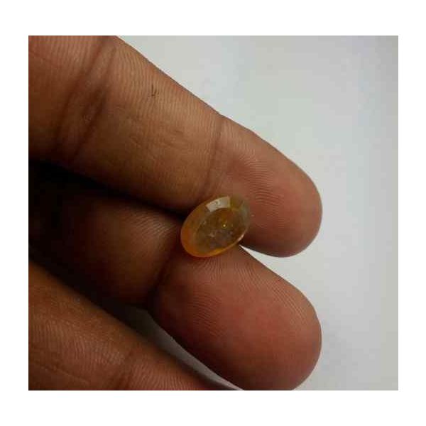 3.94 Carats African Padparadscha Sapphire 11.74 x 7.96 x 3.86 mm