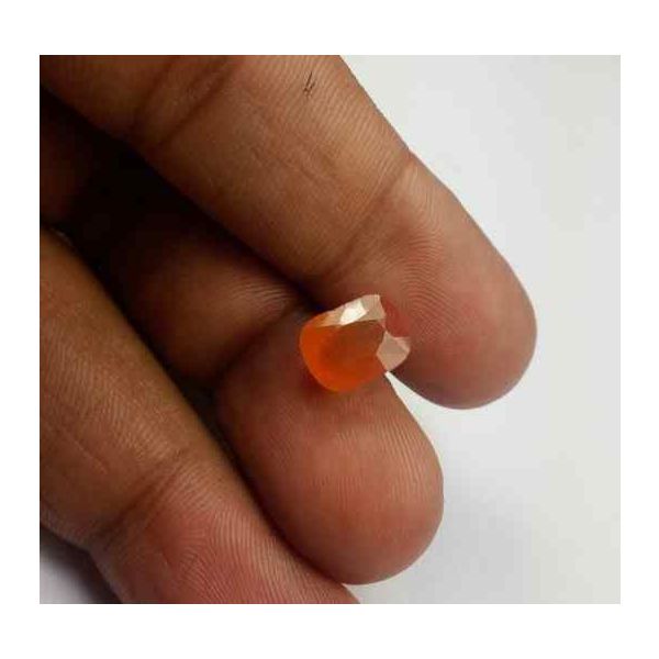 4.89 Carats African Padparadscha Sapphire 9.91 x 7.50 x 5.72 mm