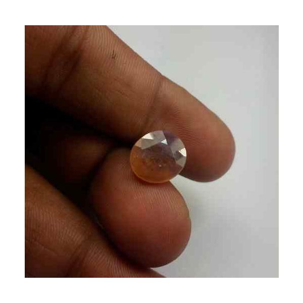 6.05 Carats African Padparadscha Sapphire 12.00 x 10.75 x 4.30 mm