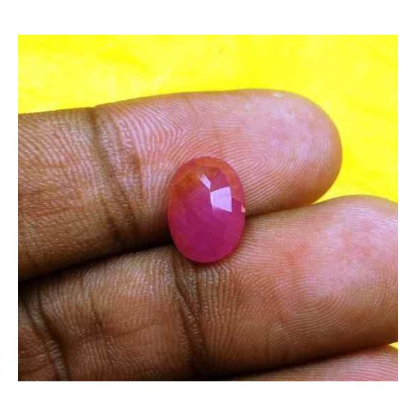 3.89 Carats Burma Mines Ruby 9.60 x 7.62 x 4.95 mm