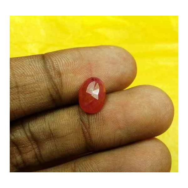 2.79 Carats Burma Mines Ruby 10.06 x 7.45 x 4.03 mm