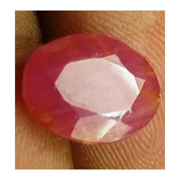 3.57 Carats Burma Mines Ruby 9.88 x 7.83 x 5.27 mm