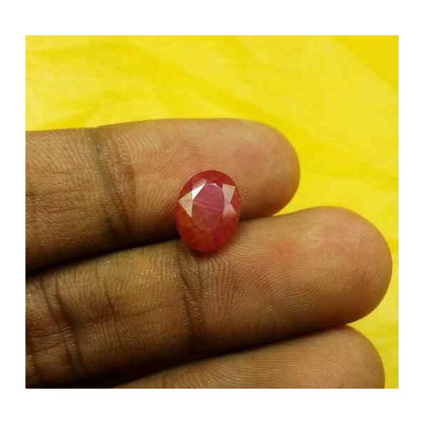 3.52 Carats Burma Mines Ruby 10.05 x 7.78 x 4.82 mm