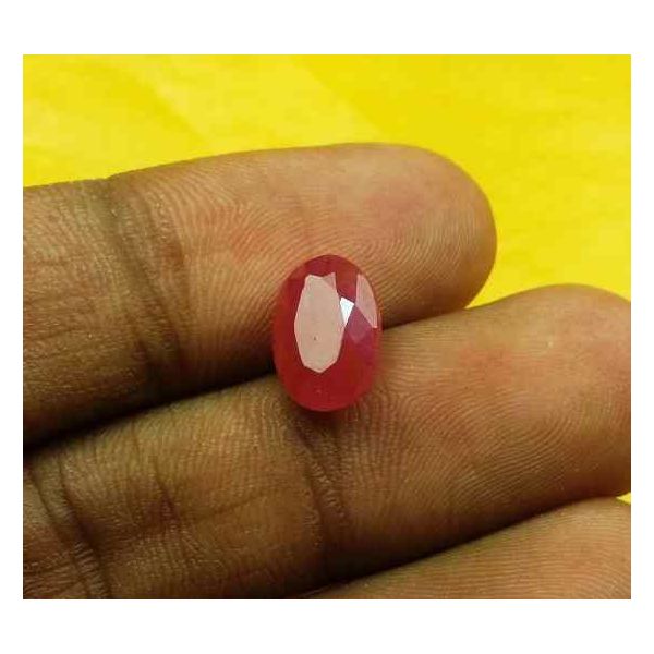 3.28 Carats Burma Mines Ruby 10.21 x 7.16 x 4.42 mm