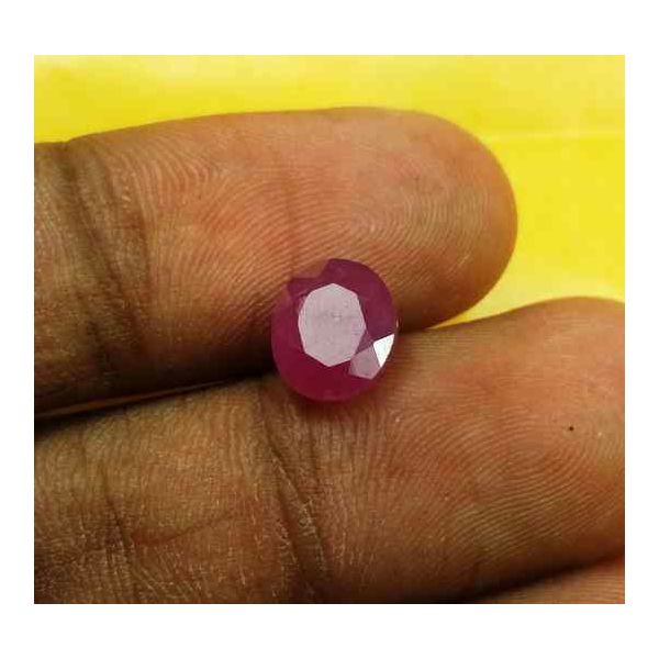 2.59 Carats Burma Mines Ruby 8.19 x 6.95 x 5.17 mm