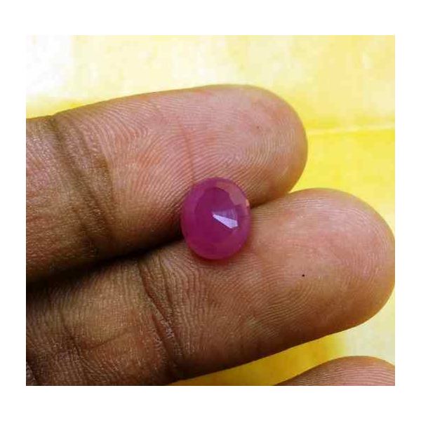 2.59 Carats Burma Mines Ruby 8.19 x 6.95 x 5.17 mm