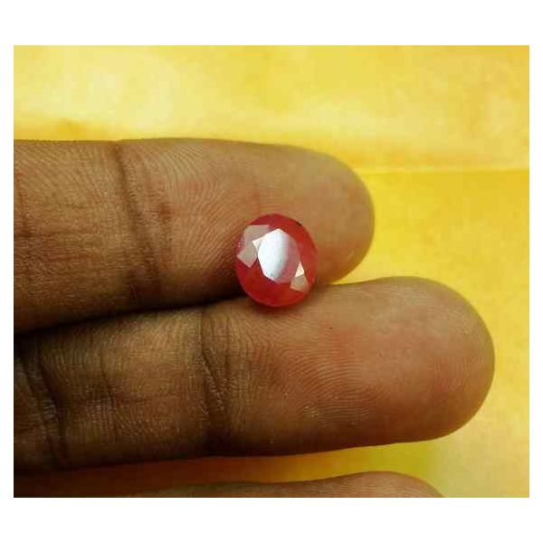 2.86 Carats Burma Mines Ruby 8.52 x 7.58 x 4.97 mm