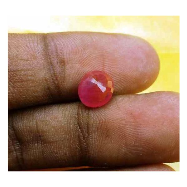 2.86 Carats Burma Mines Ruby 8.52 x 7.58 x 4.97 mm