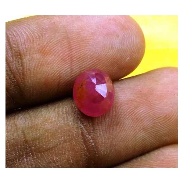 3.24 Carats Burma Mines Ruby 8.44 x 7.21 x 5.85 mm