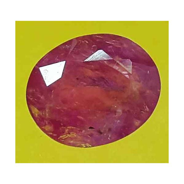 2.86 Carats Mozambique Ruby  9.21 X 7.52 X 4.98 mm