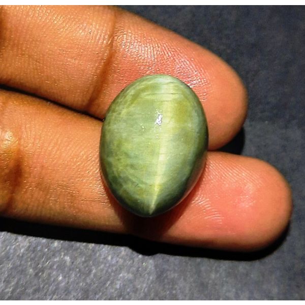 26.20 Carats Natural Green Cat's Eye 20.75x15.53x11.49 mm