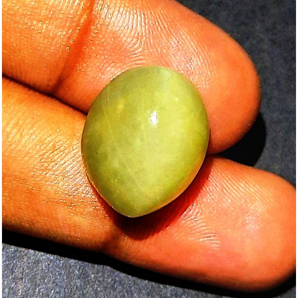 19.90 Carats Natural Green Cat's Eye 17.48x14.15x11.58 mm