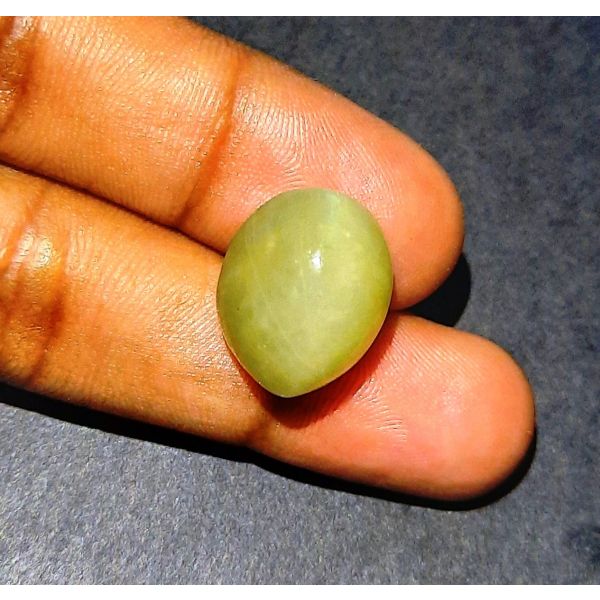 19.90 Carats Natural Green Cat's Eye 17.48x14.15x11.58 mm