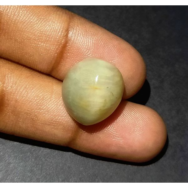 20.10 Carats Natural Green Cat's Eye 16.96x14.84x11.39 mm