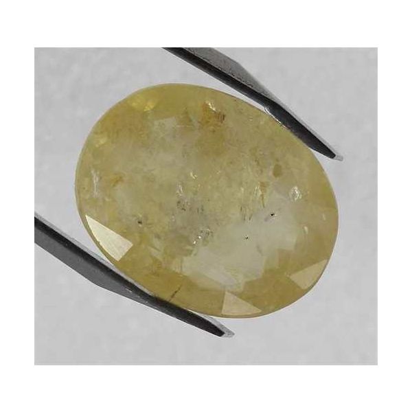 8.1 Carats Yellow Sapphire 14.20 x 11.15 x 5.20 mm